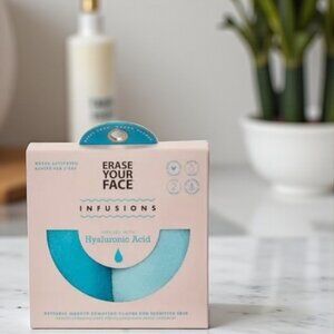 Erase Your Face Infusions Makeup Removing Cloths - Blue